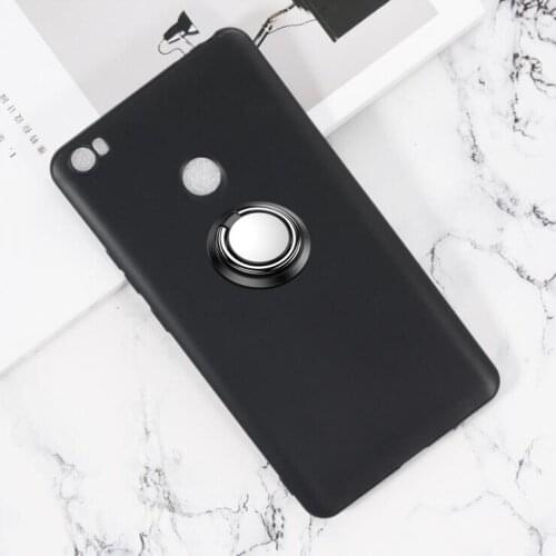 For Xiaomi Mi Max Case Cover Finger Ring Slim Skin Coque For Xiaomi Mi Max 2 3 Case Metal Car Magnetic Holder Cover