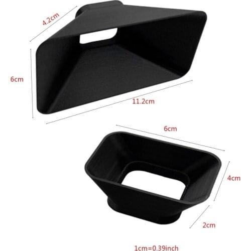 For Go Pro Hero 9 Lens Cover Sunshade Sun Hood Cover Protective Sun Shade Against Light Flares Anti-Glare for Go Pro Hero 9 Blac