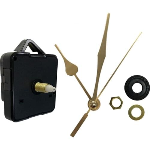 Torque Quartz Clock Movement Clock Replacement Mechanism Parts Repair Kit With 120mm/ 4.7 Inches Long Spade Hands For Diy Clock