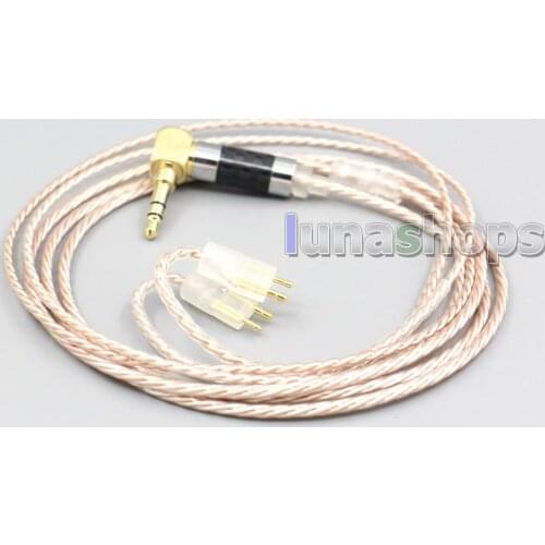 LN006865 Hi-Res Brown XLR 3.5mm 2.5mm 4.4mm Earphone Cable For Fitear To Go! 334 private c435 mh334 Jaben 111(F111) MH333 223 22