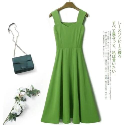 LuckBN Sleeveless Summer Dresses