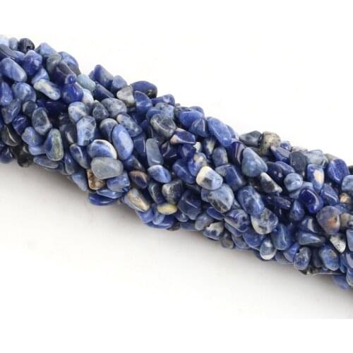 Natural Blue-vein Kyanite Stone Irregular Stone Beads Smooth Loose Beads 15''5*8mm For Jewelry Making DIY Bracelet Necklace