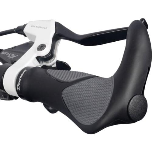 Cycling Grips Rubber Anti-Skid MTB Mountain Bike Handlebar Comfortable shockproof Bicycle handlebars cover Lockable bike parts