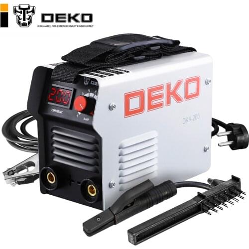 DEKO DKA Series 220V IGBT Inverter AC Arc Welding Machine MMA Welder for Soldering and Electric Working w/ Accessories