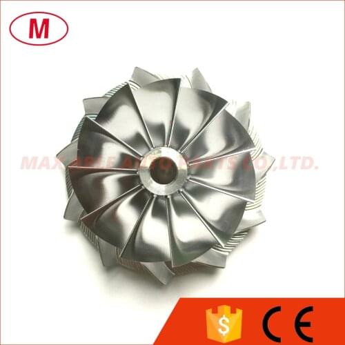 TA31 409096-0013 46.50/60.25mm 11+0 blades High Performance Turbo Billet Compressor wheel/Aluminum 2618/Milling compressor wheel