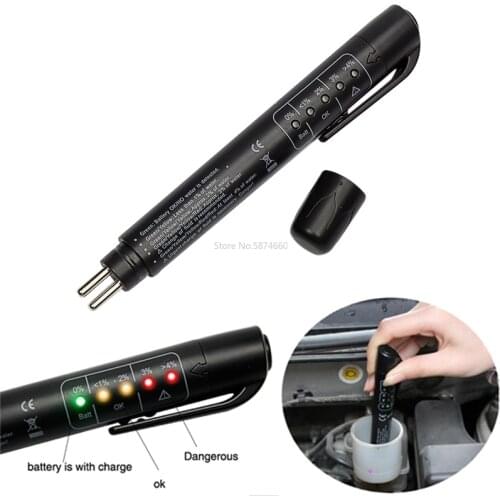 Accurate Oil Quality Check Pen Universal Brake Fluid Tester Car Brake Liquid Digital Tester Vehicle Auto Automotive Testing Tool