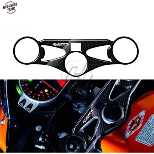 3D Carbon-look Upper Triple Yoke Defender Case for Honda CBR1000RR 2008-2016