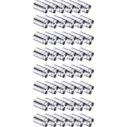 48Pcs 3/4 x 1 Inch Sign Holders Standoff Screws Wall Standoff Holders Screws Mount Hardware Advertising Glass Acrylic Standoff S