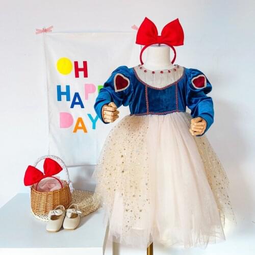 High End Girls Princess Dress Kid Summer Fancy Princess Costume Children Halloween Birthday Dress Toddler Girl Christmas Outfits