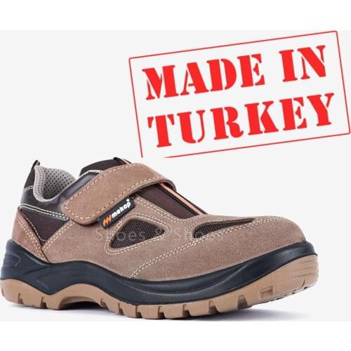 Safety Shoes For Men Women Jop Comfortable Suede Leather Lightweight Sneakers Waterproof Work S3 Boots Steel Composite Quality