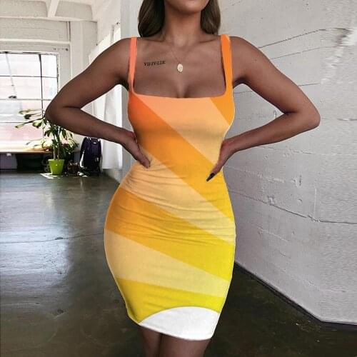 Giyu Brand Unicorn Dresses Women Animal Bodycon Dress Colorful Halter Sleeveless Rainbow Sundress Womens Clothing Mini Evening