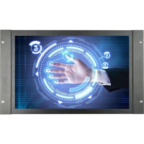 ZHIXIANDA Metal Case HDMI VGA BNC AV USB Input 17.3 Inch 1920x1080 Open Frame Capacitive Touch Screen Monitor Built-in Speaker