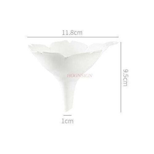 2pcs Kitchen funnel oil funnel household plastic large caliber oil funnel oil drainer dispensing liquid funnel