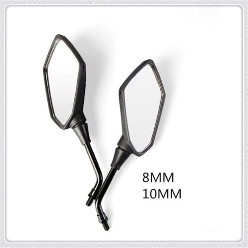 2pcs Motorcycle parts Rearview Mirrors Back Side Convex Mirror for Kawasaki NINJA 300 250R ZX636R ZX6RR 400R