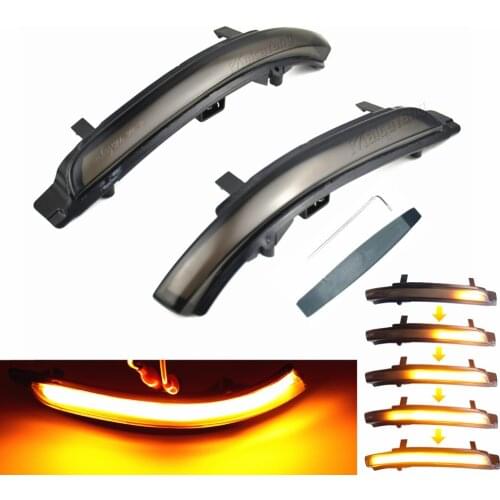 Car LED Dynamic Rearview Mirror Turn Signal Light for Skoda Octavia Superb 3T4 Hatchback