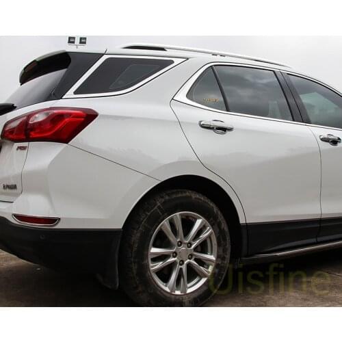 Window trim strip stainless steel tailgate rear window bright strip exterior decoration For Chevrolet Equinox 2017 2018 2019