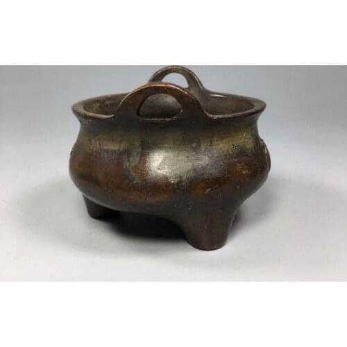Chinese Old Copper Collection Pure Copper Incense burner