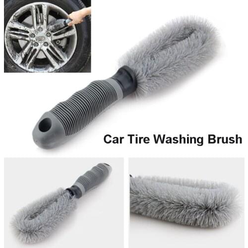 Car Cleaning Brush Universal Wet and Dry for Auto Motorcycle Alloy Wheel Tire Rim Wash Tools Hub Tyre Cleaner Brushes Accessory