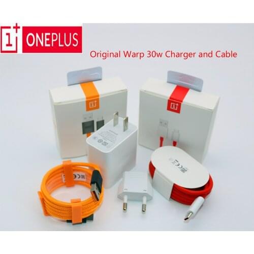 Oneplus 7 Pro Charger Original 5V=6A warp 30 power adapter Dash Charge For1+ 5 5t 6 6t 7 7T 7T Pro mobile phone Fast Charger