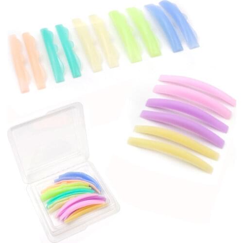 8Pairs Eyelash Perm Silicone Pad Recycling 3D Eyelashes Curler Rods Lashes Lift Shield Eyelashes Extension Makeup Tool