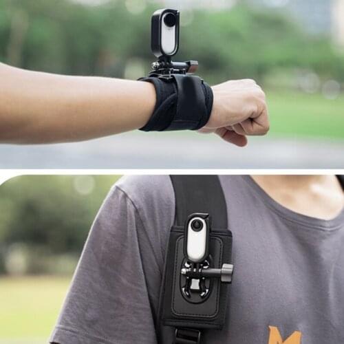 R91A Camera Adapter Protection Frame,1/4 Screw Bracket Mount Protective Case Compatible with Insta 360 Go 2