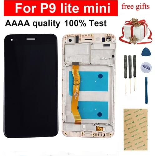 For Huawei P9 lite mini LCD Display Touch Screen Digitizer Sensor Assembly For Huawei Y6 2017 Display SLA-L02 SLA-L22 SLA-TL00