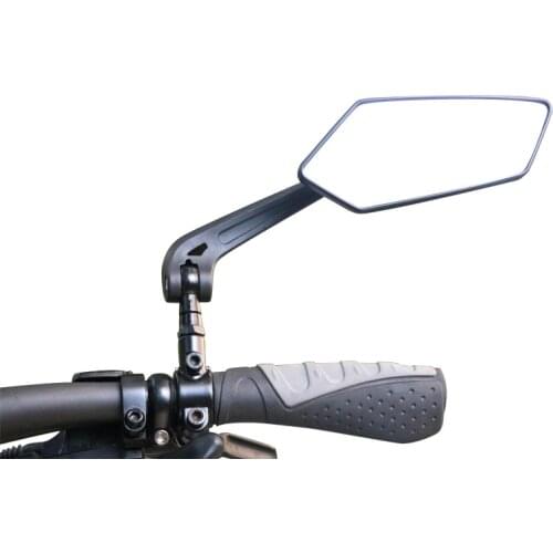1 Pair of Bicycle Rearview Mirror Glass Adjustable Handlebars Wide Range Visibility 360 Degree Rotating Bike Accessories Cycling