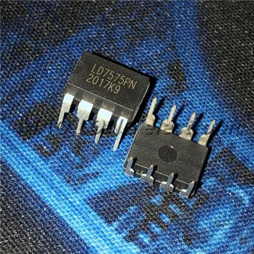 10PCS/LOT LD7575PN DIP8 LD7575 DIP-8 7575PN LCD management p In Stock new original