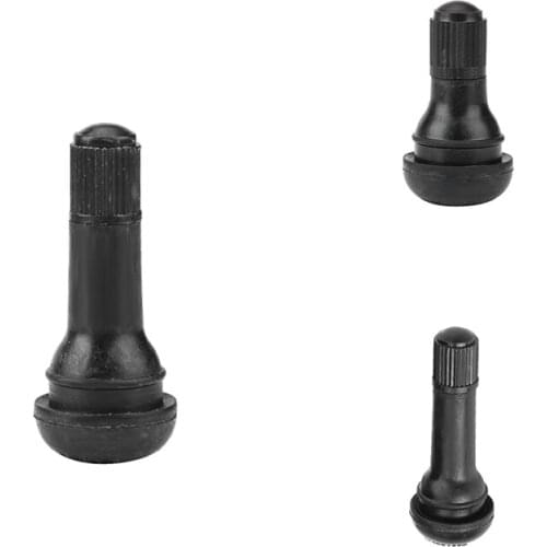 100Pcs Rubber Tire Valve Cap Car Truck Tubeless Tyre Valve Stem Cover Zinc Alloy Rubber Tire Stem Caps