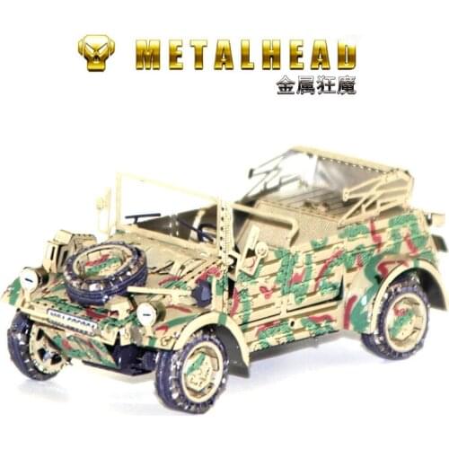 3D Puzzle DIY metal VW82 KUBELWAGEN mini model kits Collection Toys Gifts earth Laser Cutting Jigsaw precision measurement forgi