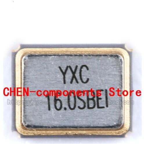 5pcs SMD passive crystal oscillator YSX321SL 16MHz 10ppm 20pF X322516MSB4SI/4P