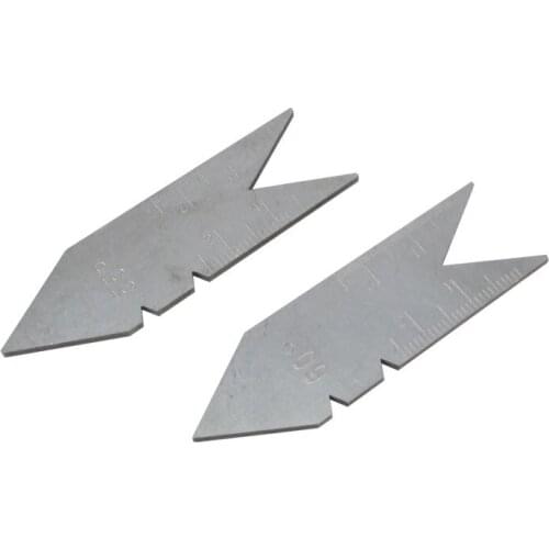 60 degree Inch Metric Screw Thread Pitch Gauge Center Gauge Measuring Lathe Tool High Quality