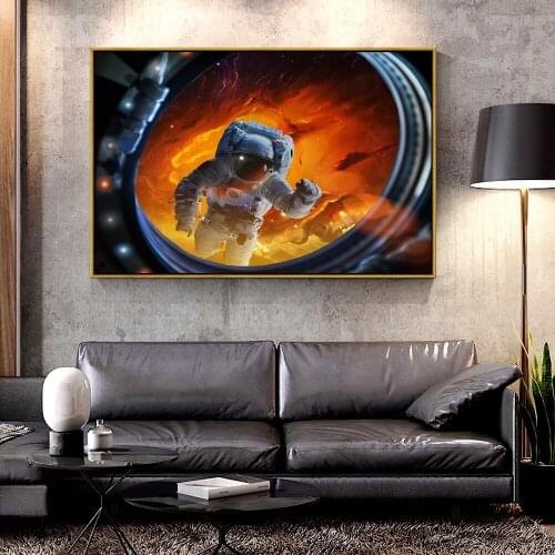 Artcozy Oil Canvas Painting space_travel For Home Decoration Wall Art