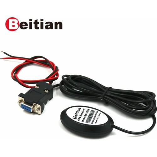 BEITIAN The New Magnetic bottom waterproof IP67 RS-232 level 1Hz 5.0V DB-9 Female interface GPS receiver BS-74DN