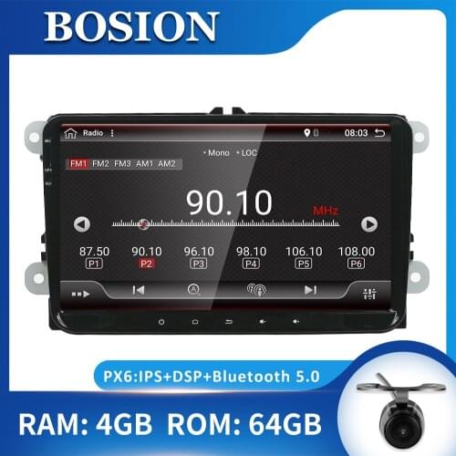 Bosion Android 10 DSP IPS For VW/Volkswagen/Golf/Polo/Tiguan/Passat/b7/b6/leon/Skoda/Octavia car Radio GPS Car Multimedia player