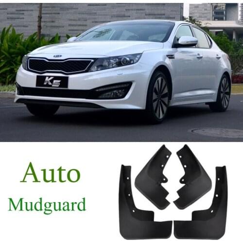 Car Front Rear Mudflaps Mudguards Fender Flares Splash Guards Mud Flaps For KIA K5 OPTIMA 2011 2012 2013 Front Rear Fenders 4Pcs