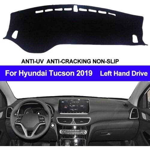 Car Dashboard Cover For Hyundai Tucson 2019 Dashmat Pad Dashboard Cover Carpet Dash Mat Sun Shade Left Hand Drive Car Protector