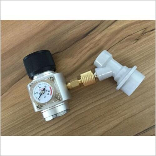 CO2 Mini Gas Regulator & corny keg ball lock disconnect for beer tap,homebrew GAS regulator