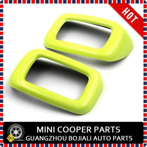 Brand New ABS Material UV Protected Yellow Color Style Rear Seat Belt Cover For Mini cooper Clubman F54 (2pcs/Set)