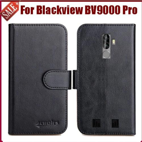 Hot Sale! Blackview BV9000 Pro Case New Arrival 6 Colors High Quality Flip Leather Protective Cover Phone Case