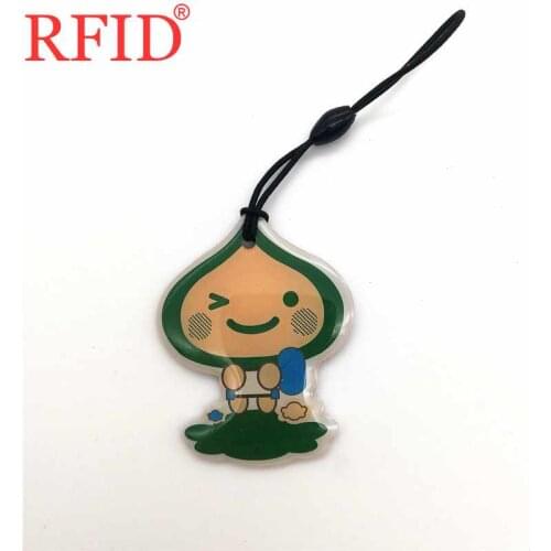 ID 125KHZ T5577 Rewritable Writable Keyfob RFID Card Waterproof Keychain Badge Token tags Access Control Card Fast Shipping 1pcs