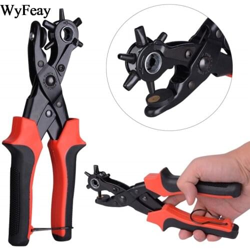 Leathercraft Punching for Leather Hole Punch for Belts Watch Stitching Plier Perforator Eyelet Piercer Leather Craft Tools