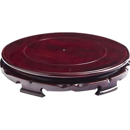 Round Wood Base Flower Pot Drip Tray Plant Pot Saucer For Fleshiness Planter Garden Balcony Vase Flower Pot Fish Tank Tray