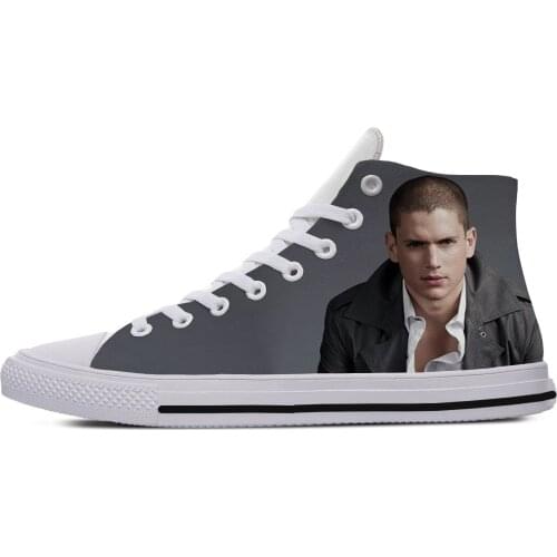 2019 Hot Cool Fashion Pop Funny Summer High Quality Sneakers Handiness Casual Shoes 3D Printed For Men Women Wentworth Miller