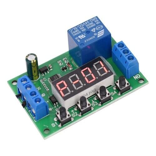 Multi-function Delay Time Relay Module Pulse Isolated Trigger Cycle Counting 10A Multi-purpose Time Relay Module 10A