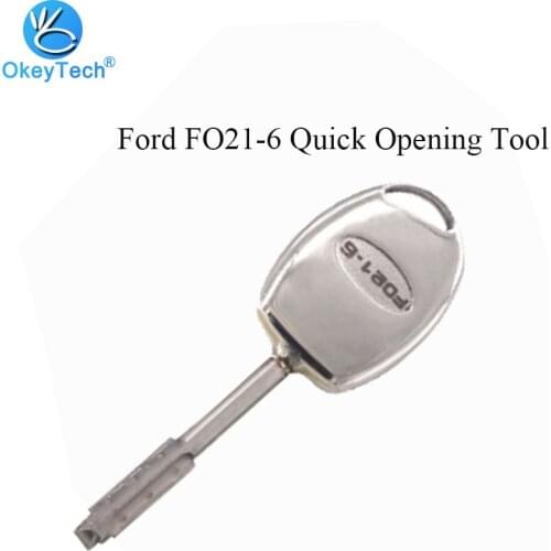 OkeyTech for Ford FO21-6 Quick Opening Car Key Tool for Locksmith Tools Remote Control Key Removal Pin Disassembling Tool