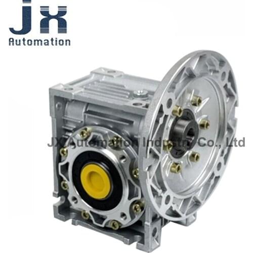 Worm Gear Reducer NMRV 63-80B5 Output Shaft Hole 25-Key 8 Speed Ratio 1: 40 Variable Frequency Motor RV Reducer with Torque Arm