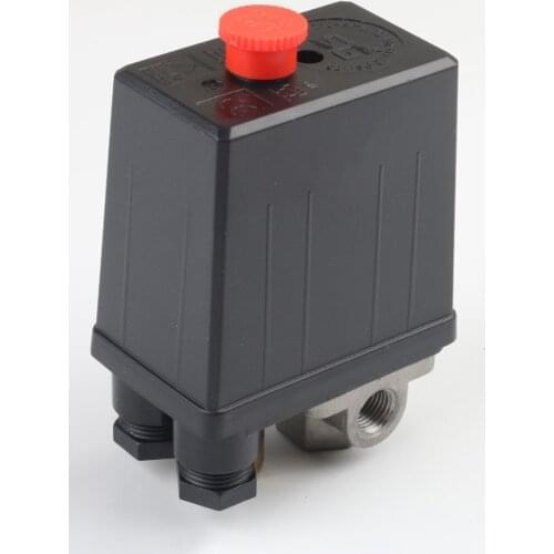Heavy Duty Air Compressor Pressure Switch Control Valve 16A 220V/380V Dia 6mm 5-8BAR (90-125PSI) 80,000 Times High Quality