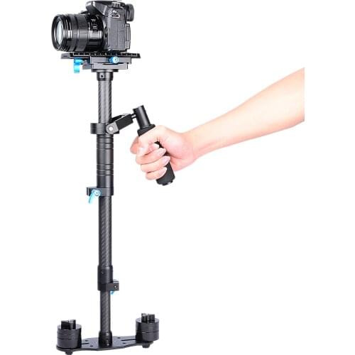 YELANGU S80T Steadicam Handheld Stabilizer For DSLR Camera Video Carbon Fiber Tube 58-80cm Height 1.82kg Weight