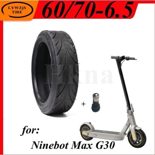 60/70-6.5 Tire for Ninebot Max G30 Electric Scooter 10 Inch Front Rear Wheel Tubeless Tyre Parts